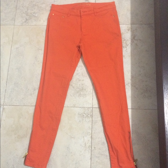michael kors pants orange